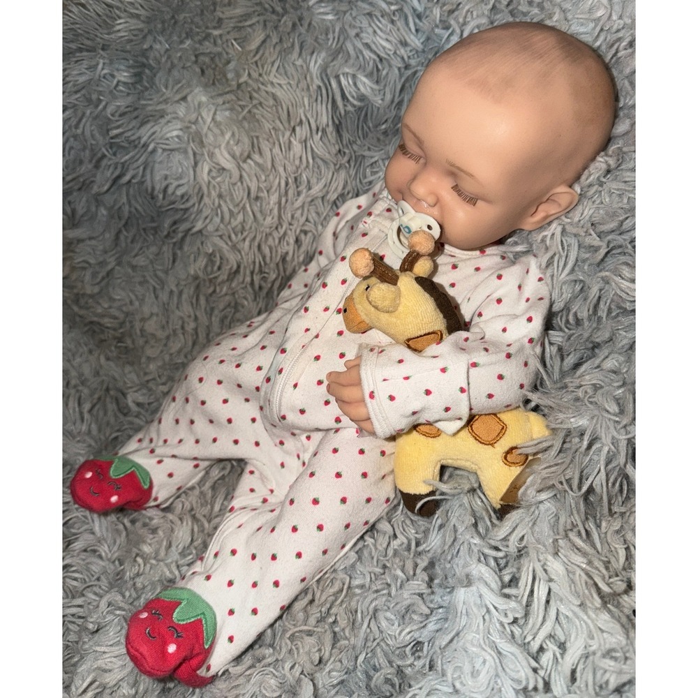 Bayside-Solid Platinum Silicone Baby Girl 16" + TONS of Accessories (NWT)